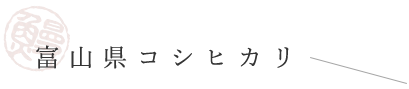 富山県コシヒカリ